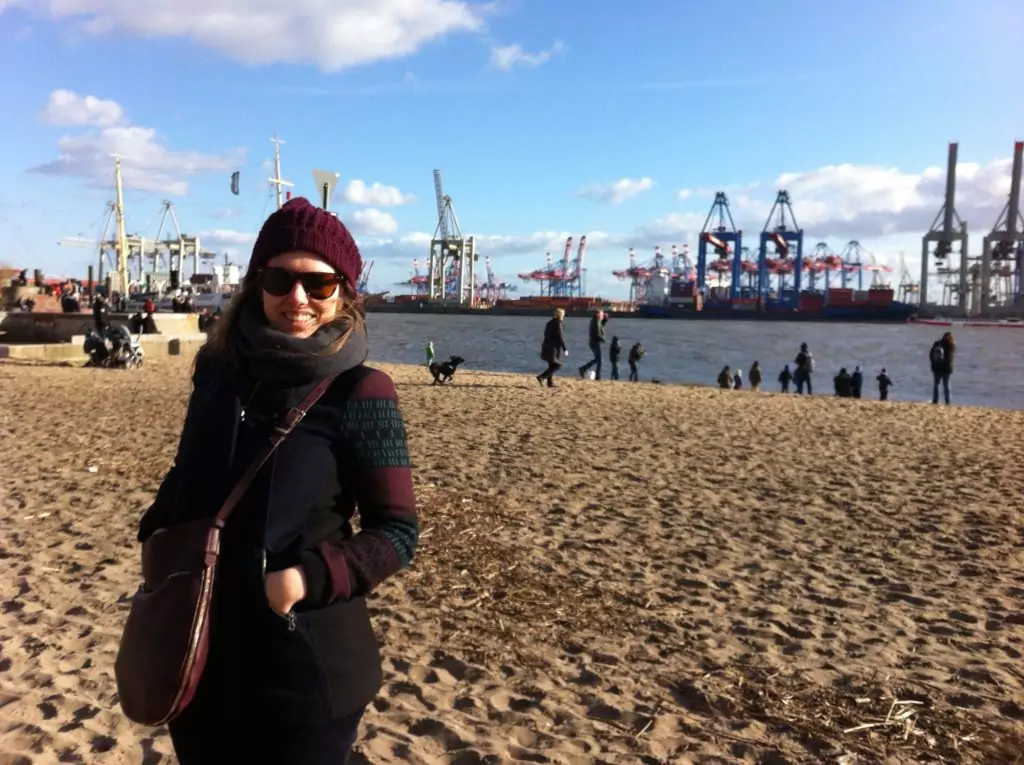 Zu Besuch in Hamburg: Silvia lebt gerne in Deutschland. "Aber eines Tages will ich zurück nach Spanien."